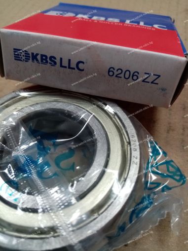 Bearing  6206 ZZ  ( 30x62x16 ) KBS/USA , AGRALE 4001018054001;CLAAS 235914.0;FENDT X605510800;JOHN DEERE JD30213,JD7681;LEMKEN 3198593;MASSEY FERGUSON 195173M1,659835M1;NEW HOLLAND 210064,80210064