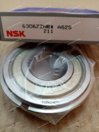 Bearing 6306 ZZNR  ( 30X72X19 ) NSK/Japan