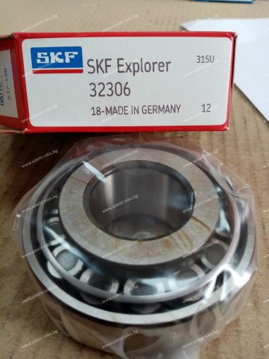 Bearing  32306 (30x72x28.75) SKF/Sweden , JOHN DEERE 37015; MAN 06 32490 2800,06 32499 0112, 34 93420 0002, 88 93420 6010, A0 02343 2306 , A0 77232 0600; MASSEY FERGUSON 1820418M1,1829418X1; MERCEDES BENZ 000 981 9505,000720 032306, 001 981 8305, 001