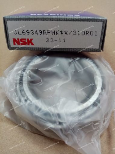 Bearing  JL69349 RPNK/310 R01  ( 38X63X17 ) NSK/Japan , Agco 70582091,70582092; CASE 61801C1,61802C91; GREAT PLAINS 822-197C,822-198C; John Deere JD6902,JD9159,JD9602 ;Massey Ferguson 843125M1,843126M1; New Holland 273633,273634