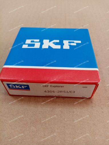 Лагер 6305-2RS1/C3 ( 25x62x17 ) SKF/Sweden , CLAAS 215536,000215536,215536.0,FORTSCHRITT 9902890755,JOHN DEERE JD10113,JD9467,R246004,NEW HOLLAND  105892,159863,20996680