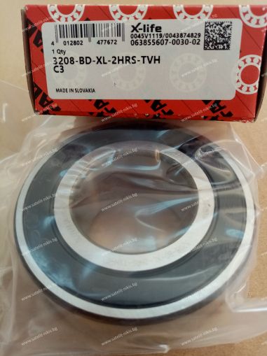 Bearing  3208-BD-XL-2HRS-TVH-C3  ( 40X80X30.2 ) FAG/Germany  , John Deere DE19310,JD10473,JD7120, New Holland 80210036