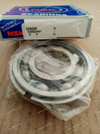 Bearing 6306 ZNR  ( 30X72X19 ) NSK/Japan