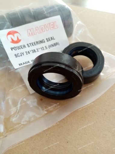 Oil seal  SCJY (CNB4) 24x38.2x12.5 HNBR MARVEL/TW , for steering of  MITSUBISHI LANCER VII (1995-2000) , VOLVO S40 I (1995-2004) , VOLVO V40 I (VS) (1995-2004),BP4908E