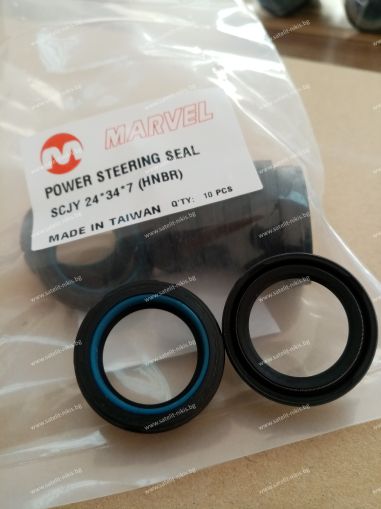 Oil seal  SCJY (CNB) 24x34x7 HNBR MARVEL/TW , for steering 