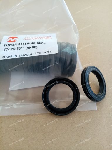 Oil seal  TC4 25x36x5 HNBR MARVEL/TW, for steering of INFINITI G20 (P11) (1998-2001) , NISSAN ALMERA (N15) (1995-2000) , NISSAN MAXIMA (A32) (1995-2000) , NISSAN MAXIMA (J30) (1988-1994),BP5504E