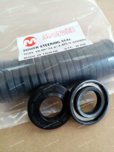 Oil seal  TG4Y 19.05x34.6x4.4/5.9 HNBR MARVEL/TW , for steering ,12015526B