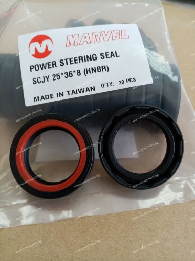 Oil seal  SCJY (CNB) 25x36x8 HNBR MARVEL/TW , for steering for MERCEDES A-CLASS (W168) (1997-2004) , SUZUKI GRAND VITARA (JT) (2005-2012),0009978249 (BENZ)/ 01026491B