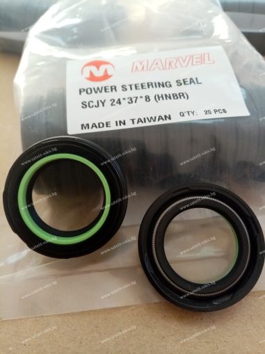 Oil seal  SCJY (GNB) 24x37x8 HNBR MARVEL/TW , for steering for AP1247F 