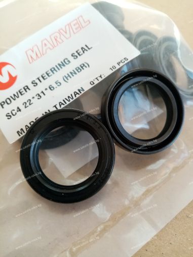 Oil seal  SC4 22x31x6.5 HNBR MARVEL/TW  , for steering