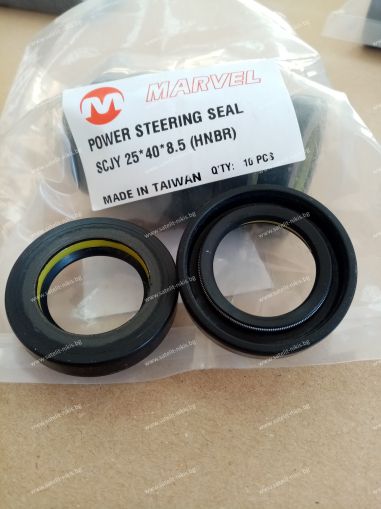 Oil seal  SCJY (CNB1)  25x40x8.5 HNBR MARVEL/TW  , for steering 