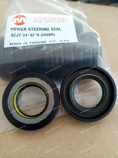 Oil seal  SCJY (CNB1)  24x42x8 HNBR MARVEL/TW HNBR MARVEL/TW , for steering of HONDA,ISUZU , AP1263E