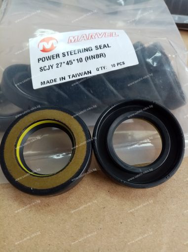 Oil seal  SCJY (CNB1)  27x45x10 HNBR MARVEL/TW  , for steering 