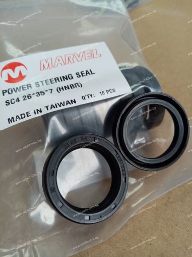 Oil seal  SC4 26x35x7 HNBR MARVEL/TW, for steering ,ZF 7842 033 115