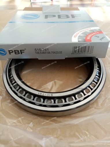 Bearing  515-761 (109.53x158.7x23.02) /37431A/37625 PBF/Poland , CASE 81676C1 ,John Deere AL161291,JD10249,JD8245,RE44123; Massey Ferguson 3475599M1,3785458M1; New Holland 3952531,51335935,81803420,83952531,89967690