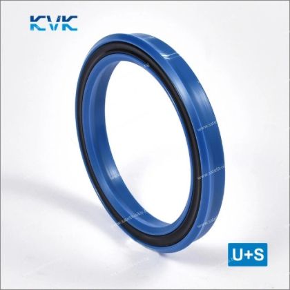 Hydraulic rod seal U+S 32x42x6 PU93 + X-ring NBR70 up to 350 bar KVK (over 200 bar with backup ring) KVK/China