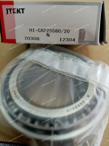 Bearing   HI-CAP 25580/25520 (44.45X82.931X23.812) KOYO/Japan , Agco 70210008,70210009,W983148,W983161;  CASE 1414069R91,3009851R1,62923R91,A29062,A29063; CNH ST2118ST987; GREAT PLAINS 822-013C ;John Deere JD7395,JD7418; KRAUSE 41-11341-209; Massey Fergus