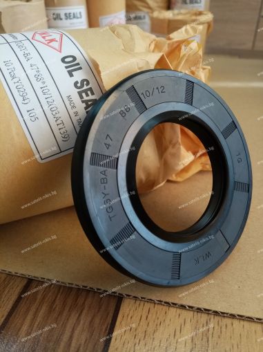 Oil seal  TG6Y-BA 47x88x10/12 NBR WLK/TW, for washing mashines HAIER WNNSX814,03AT139,Philco 1023851 
