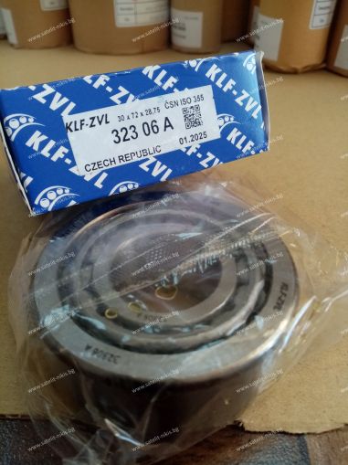Bearing  32306 A (30x72x28.75) ZVL/Slovakia, JOHN DEERE 37015; MAN 06 32490 2800,06 32499 0112, 34 93420 0002, 88 93420 6010, A0 02343 2306 , A0 77232 0600; MASSEY FERGUSON 1820418M1,1829418X1; MERCEDES BENZ 000 981 9505,000720 032306, 001 981 8305, 001