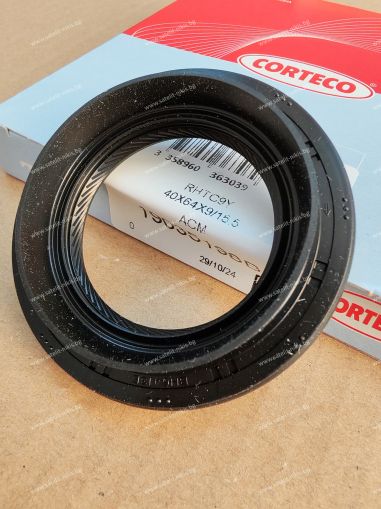 СЕМЕРИНГ RHTC9Y 40x64x9/15.5 R ACM  19035198B CORTECO , за диференциал на TOYOTA 90311-40026  