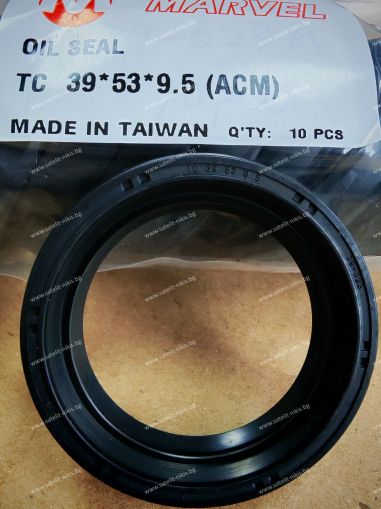 Oil seal  TC  39x53x9.5 ACM MARVEL/TW , for fuel pump shaft of NISSAN UD Truck 13057-99001
