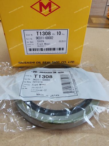 Oil seal  UDS-2 (TA)  68x92x9.7 NBR Musashi/Japan , for front wheel hub of TOYOTA 90311-68002,T1308