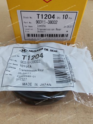 Oil seal  UE (TC) 38x58x11 L NBR Musashi/Japan , for transmission of LEXUS,TOYOTA 90311-38032, 90311-38030,T1205