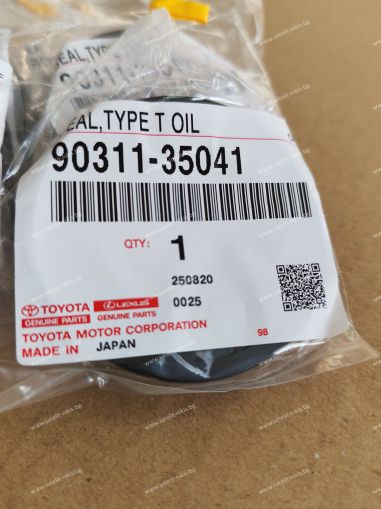 Oil seal  TC (AS) 35x60x11 R NBR TOYOTA MOTOR CORPORATION/Japan , for camshaft of TOYOTA 90311-35041