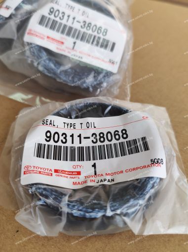 Oil seal  TC9 (UES-9) 38x65x10/17 PB NBR TOYOTA MOTOR CORPORATION/Japan , for differential of TOYOTA 90311-38068   