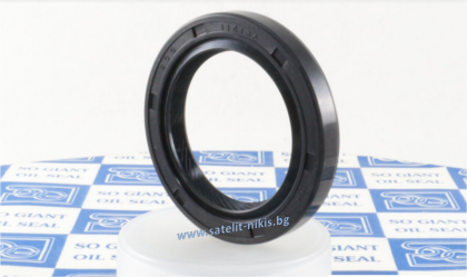 Oil seal AS 42x55x7 R NBR SOG/TW,  за колянов вал (предна страна ) на  CITROEN 012752,HYUNDAI,KIA 2142125002, 214212G100214,21-2G100,MITSUBISHI 1052A149