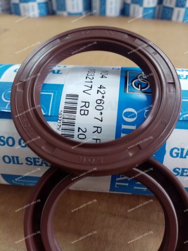 Oil seal TC (AS)  42x60x7 R Viton SOG/TW , crankshaft of Daihatsu,Lexus,Toyota,VW, camshaft of Toyota OEM 90311-42026,AH2492-J0