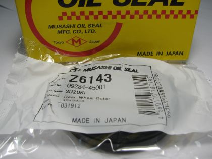 Oil seal KES-1S 45x59x8 NBR Musashi/Japan , for rear half-axle (outer) of Suzuki 09284-45001,Z6143