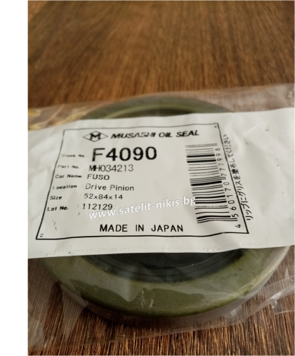 Oil seal UDT 52x84x14 W Musashi/Japan ,for rear differential of  Mitsubishi Fuso Canter MH034213 ,F4090