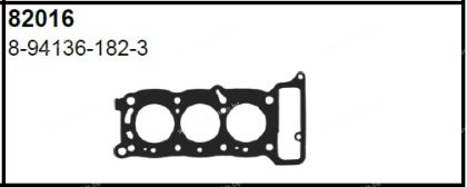 Cylinder head gasket 8-94136-182-3 Matto/TW for engines ISUZU 3KB1