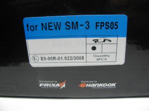 Комплект спирачни накладки HANKOOK FRIXA предни дискови FPS05 (A.B.S. 37760) за Dacia, Renault