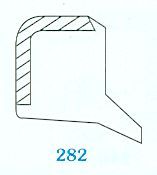 Metal clad wiper (282) 50x70x7/10 NBR