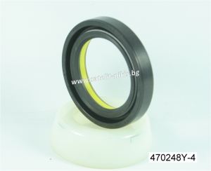 Oil seal SCJY 32x46x8.5 NBR+Nylon CHO/TW , for steering rack 