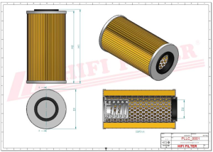 Oil filter SO 6993 HIFI FILTER for HONDA MOTO