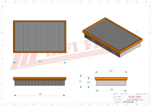 Air filter  SA 7076 HIFI FILTER for ALFA ROMEO,FIAT,FORD,LANCIA,MOTO GUZZI