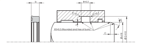 Хидравлично уплътнение за прът A157-032/2 PU 32x42x7 PU92 Alp