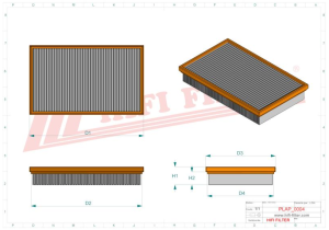 Въздушен филтър  SA 17099 HIFI FILTER за DEMAG,FIAT,GEHL,LOMBARDINI,MANITOU,MOTO GUZZU,SDMO