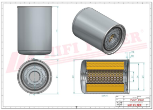 Fuel filter FT 6238 HIFI FILTER for ATLAS,ATLAS COPCO,AUSA,CASE-IH,CATERPILAR,GEHL,HITACI,ISEKI,JEEP,HITACHI,MANITOU,NEW HOLLAND,TOYOTA