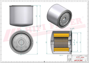 Fuel filter FT 8813 HIFI FILTER for DOOSAN DAEWOO,KUBOTA,TOYOTA,YALE