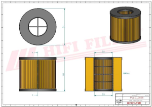 Oil filter SO 9050 HIFI FILTER for BMW,CITROEN,DS AUTOMOBILES,FIAT,FORD,JAGUAR,MITSUBISHI,PEUGEOT,ROVER GROUPE 4X4,TOYOTA,VOLVOM