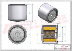 Горивен филтър FT 7219 HIFI FILTER за AMMANN,CATERPILLAR,HYUNDAI,KOHLER,KOMATSU,NEUSON,YANMAR