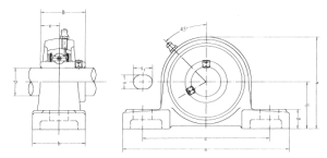 ЛАГЕРЕН КОМПЛЕКТ UCP 208 FBJ