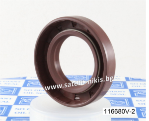 Oil seal TCV (122) 75x120x7/7.5 Viton SOG/TW , for hydraulic pumps,motors and hydrodynamic couplings