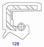 Oil seal   TCV (128)  30x42x8 NBR SOG/TW, for hydraulic pumps,motors and hydrodynamic couplings