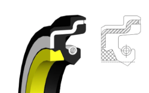 Oil seal   SCJY (19C) 25x37.5/41.5x7.5 NBR+Nylon  SOG/TW  , for steering of FIAT Croma,FIAT Thema