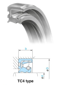 Oil seal  TC4 (131) 20x30x5.5/6 NBR SOG/TW